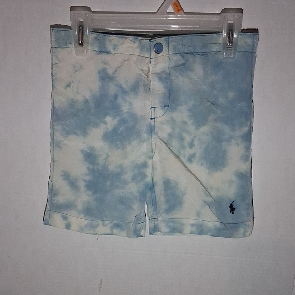 Polo by Ralph Lauren Blue Tie-Dye Kids Swim Trunks - Picture 1 of 6